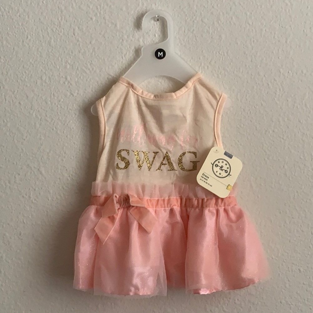 Dog Dress - Will wag for swag